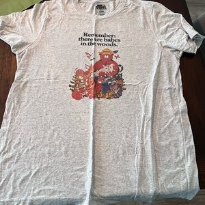 National Park Heather Gray Graphic T-Shirt with Smokey the Bear